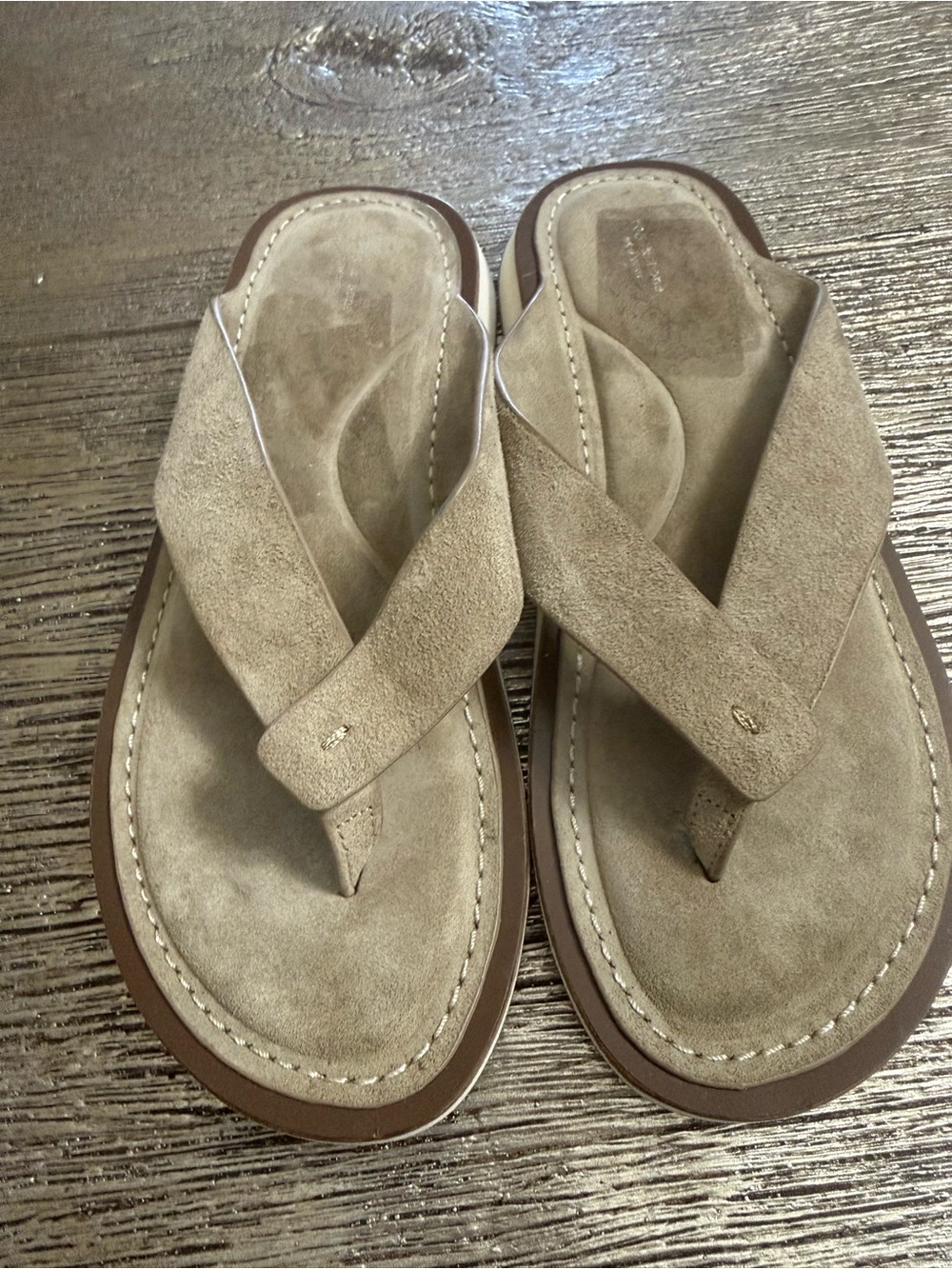 Rag&bone Parker Suede Thong sandals size 37 used once